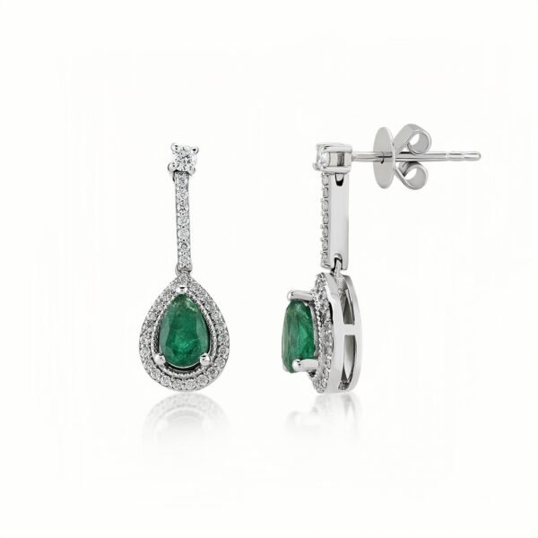 Emerald With Elegance Earrings